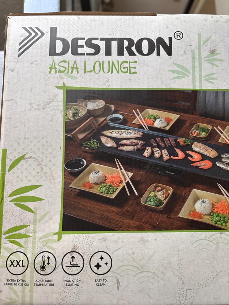 Bestron Asia Lounge XXL Teppanyaki Grillplaat, Ophalen of Verzenden, Nieuw, 4 t/m 7 personen