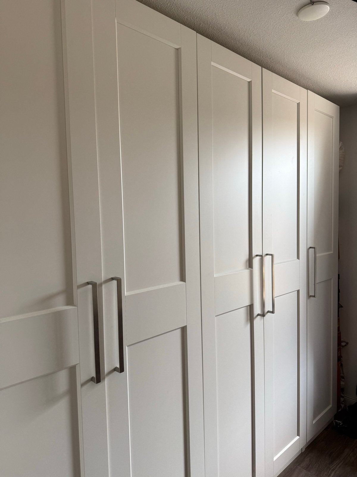5x IKEA GRIMO deuren wit incl. handgreep, Ophalen, Overige materialen, 200 cm of meer, 50 tot 100 cm