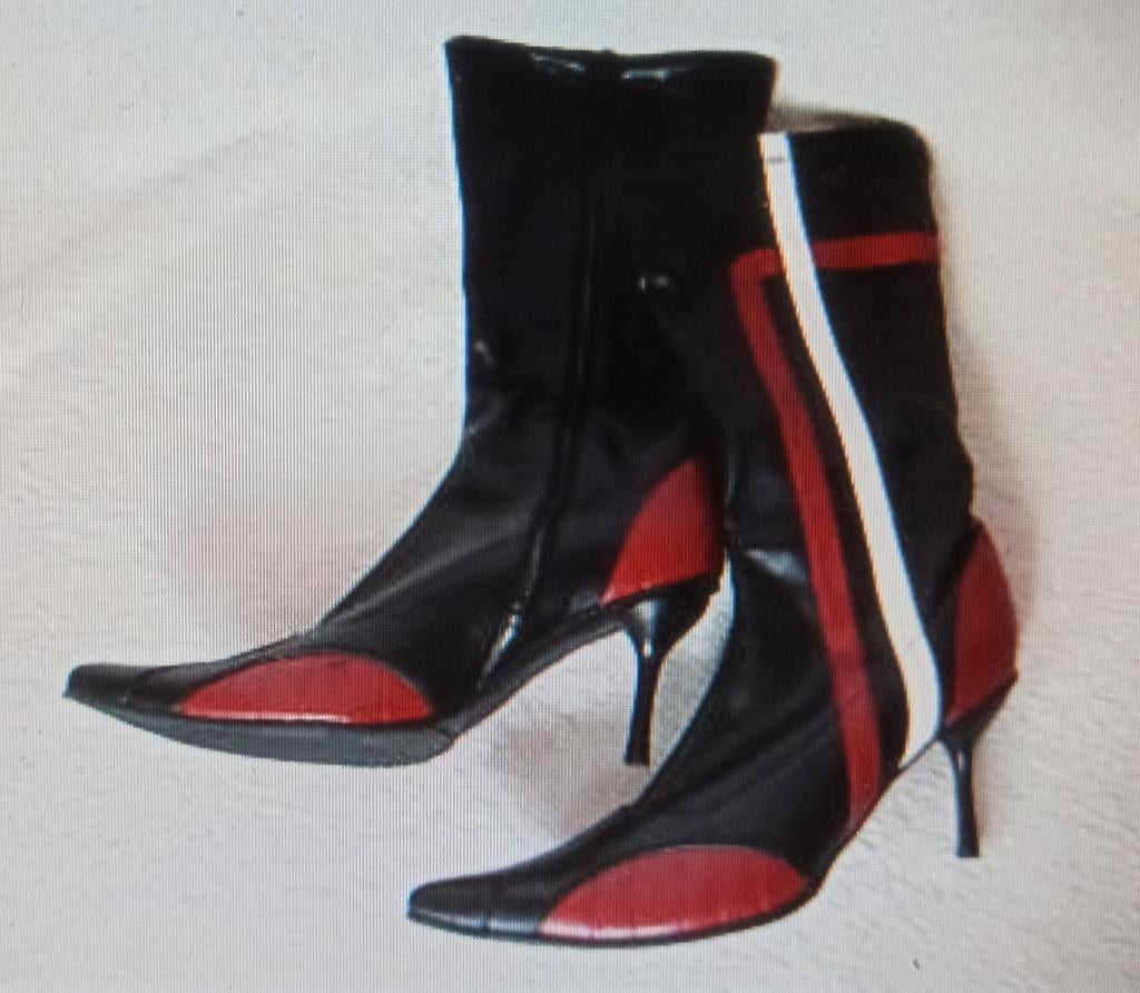 Echte leren laarsjes met rits, maat 40, Kleding | Dames, Schoenen, Ophalen of Verzenden, Nieuw, Zwart