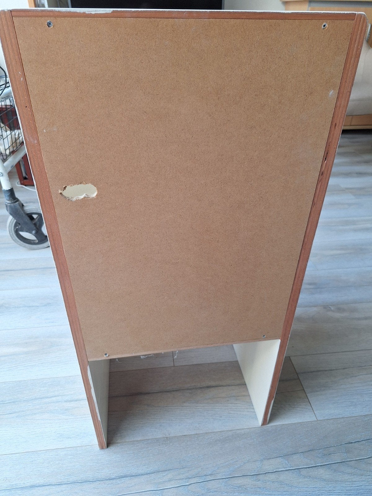 set van 2 nachtkastjes, Ophalen, Gebruikt, Minder dan 45 cm, Onbekend