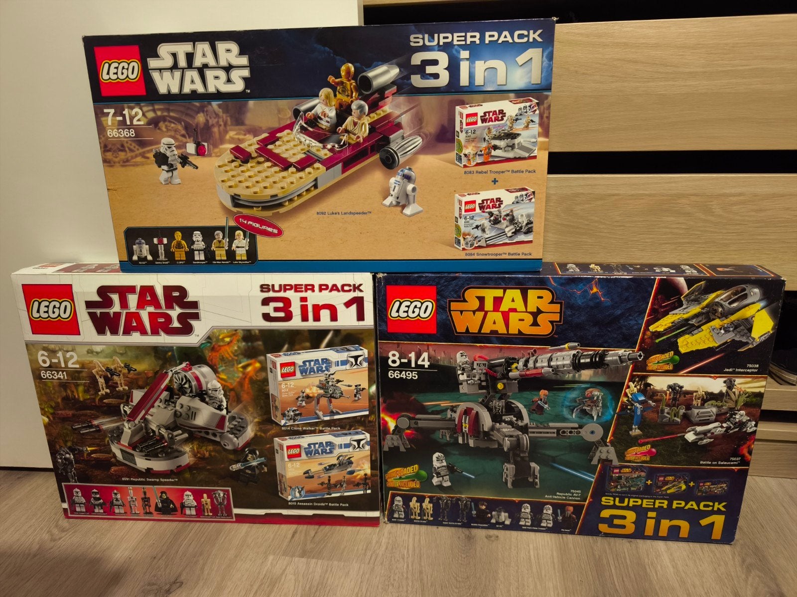 Lego Star Wars 3 in 1 Super Pack 66341 - 66368 - 66495, Gebruikt, Star Wars, Lego, Ophalen of Verzenden