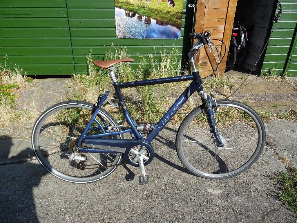 Prachtige Koga Myata Alliance Hybride herenfiets 24 versn., Gebruikt, Velgrem, Versnellingen, 57 tot 61 cm