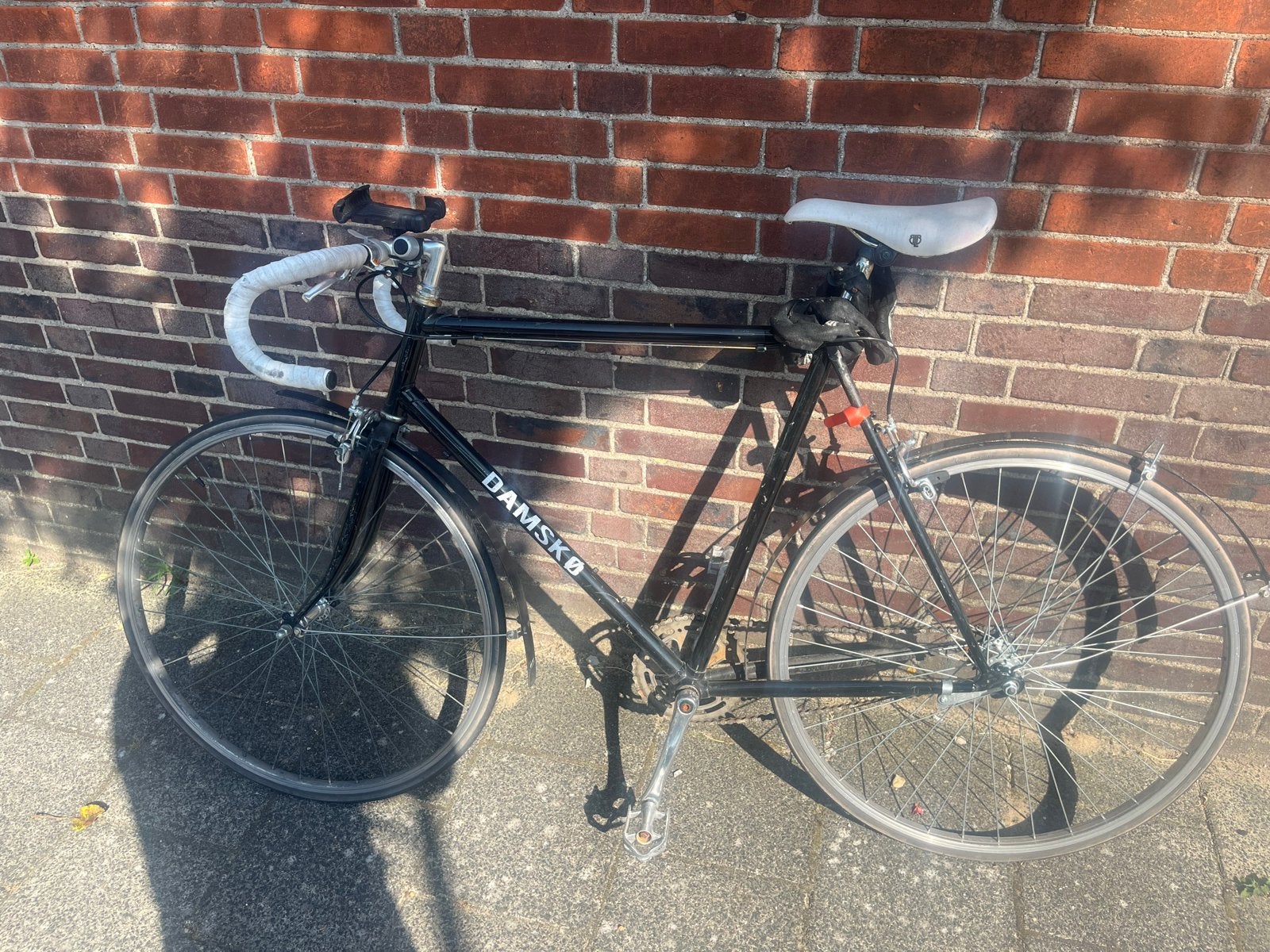 Damsko racefiets stads fiets aangeboden., Fietsen en Brommers, Gebruikt, Staal, 53 tot 57 cm, Ophalen