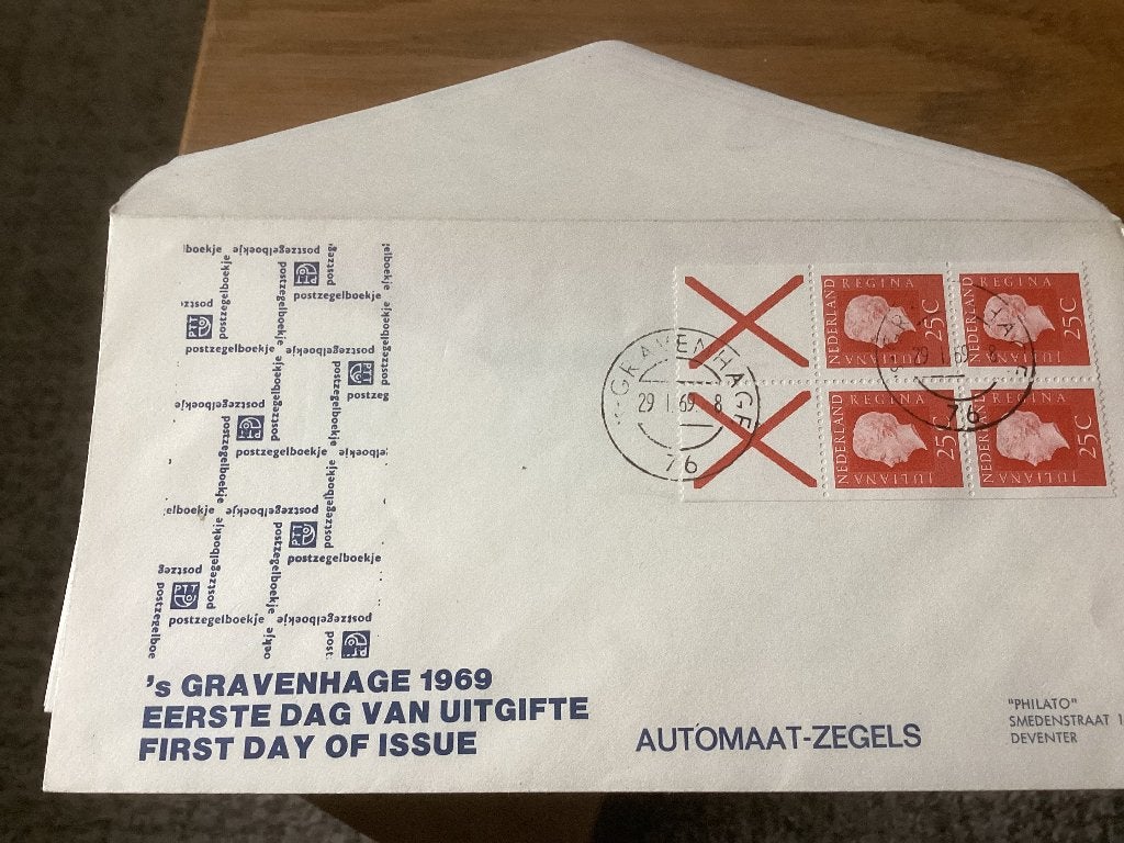 No3821 postzegelboekje pb9a 22-1-1969 Philato Nederland jaa, Ophalen of Verzenden, Onbeschreven, Nederland