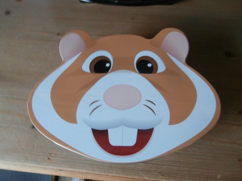 blik Hamster Hamsteren nieuw AH Albert Heijn koekblik, Ophalen of Verzenden, Zo goed als nieuw, Koek(jes), Overige merken