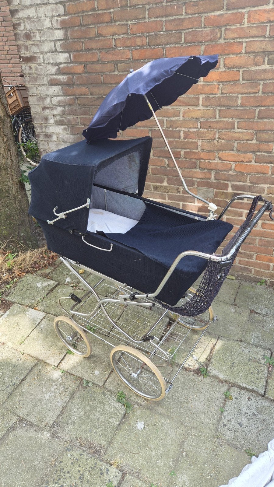 Vintage Kinderwagen met Parasol - Klassiek en Charmant, Ophalen, Gebruikt, Kinderwagen, Overige merken