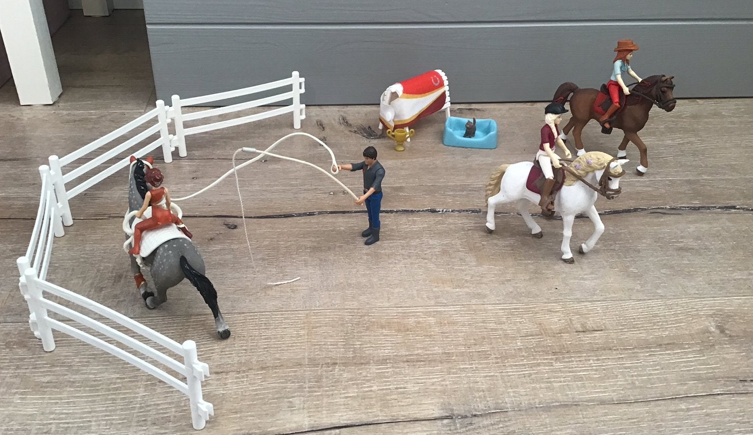 Schleich paarden en ruiters, Ophalen of Verzenden, Gebruikt
