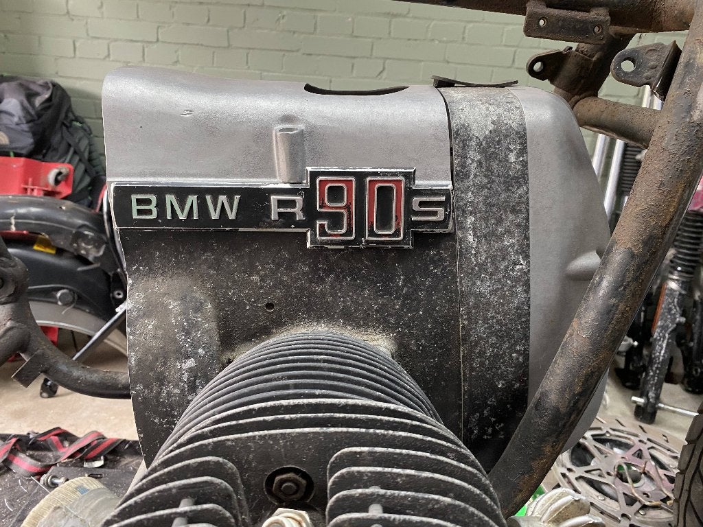 BMW R90S in onderdelen, project, Motoren, Ophalen, Gebruikt