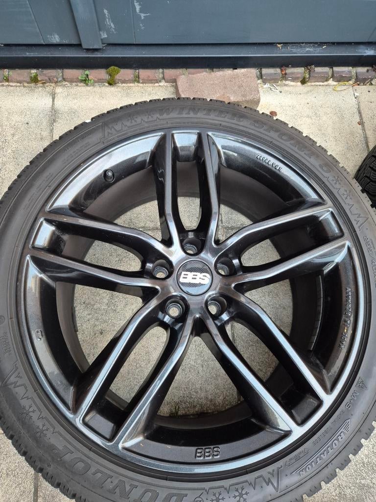 BBS SX 19 inch winterset Audi A6 steek 5x112 255 40 19, Auto-onderdelen, Banden en Velgen, Gebruikt, 255 mm, Banden en Velgen