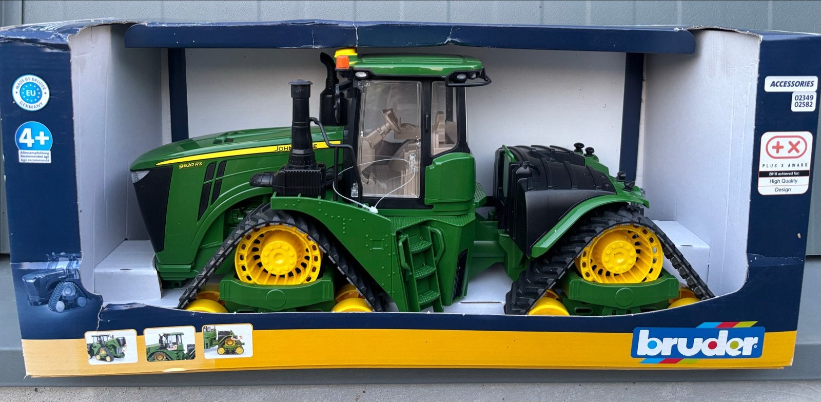 Nieuwe Bruder John Deere 9620RX Tractor met rupsaandrijving, Hobby en Vrije tijd, Ophalen of Verzenden, Nieuw, Tractor of Landbouw