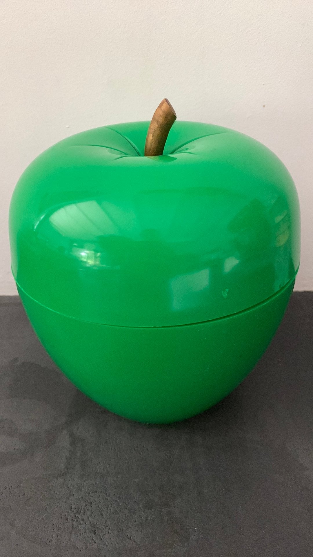 Vintage groene ijsemmer appel, Ophalen, Huis en Inrichting
