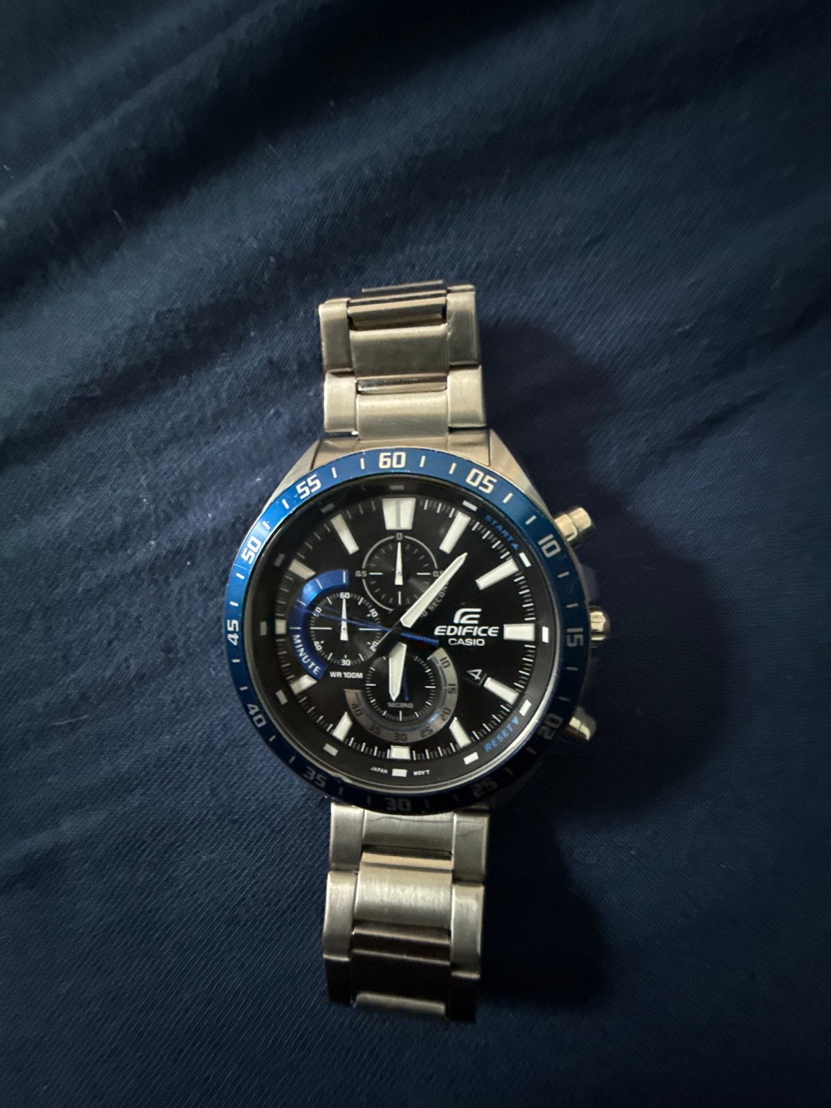 Casio Edifice EFV-620D Herenhorloge - Zo goed als nieuw, Ophalen, Staal, Polshorloge, Zo goed als nieuw