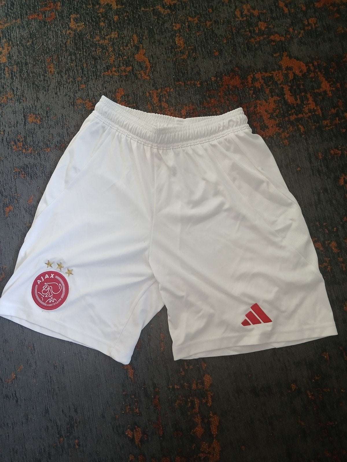 Ajax thuisshort junior 2024-2025 maat 176, Maat XS of kleiner, Ophalen of Verzenden, Zo goed als nieuw, Broek