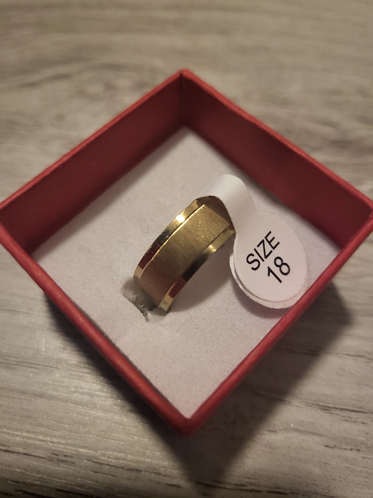 Nieuwe Gouden Ring Maat 18, 18 tot 19, Nieuw, Ophalen of Verzenden, Dame of Heer