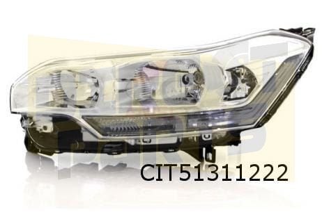 Citroën C5 III (-1/11) koplamp Rechts (met statische bochtve