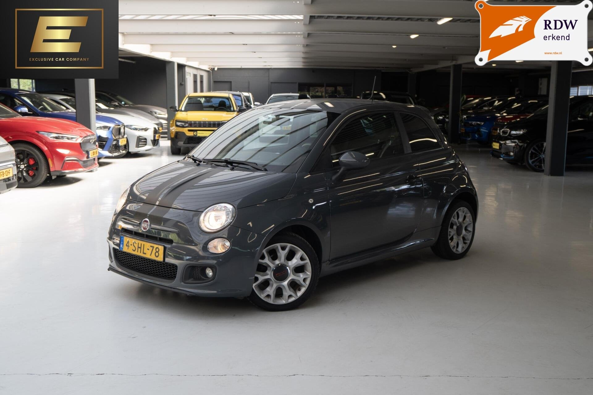 Fiat 500 0.9 TwinAir Lounge | Airco | Half leder | LMV, Auto's, Voorwielaandrijving, Euro 5, 86 pk, Leder en Stof
