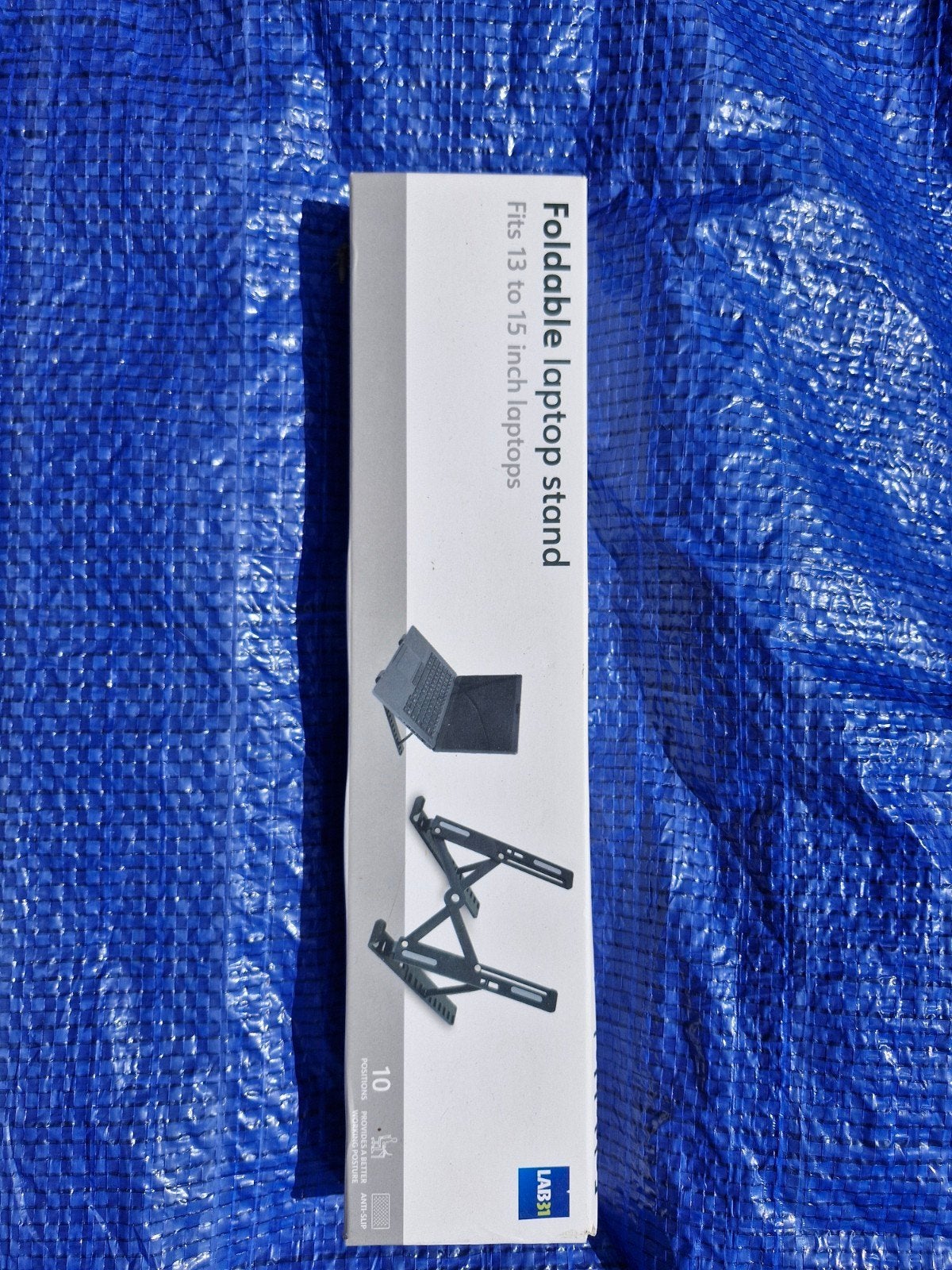 Opvouwbare laptopstandaard voor 13-15 inch laptops, Computers en Software, Laptopstandaarden, Ophalen of Verzenden, Nieuw, LAB31