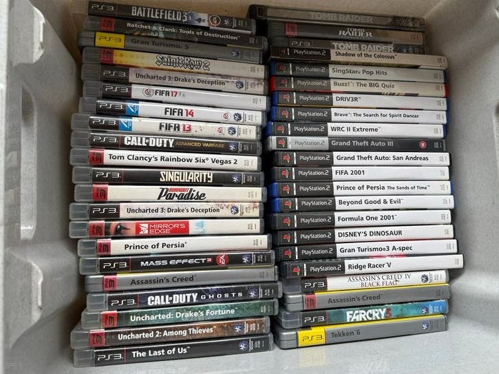 Grote collectie PlayStation 2 & 3 games met accessoires, Spelcomputers en Games, Games | Sony PlayStation 2, Gebruikt, Vanaf 18 jaar