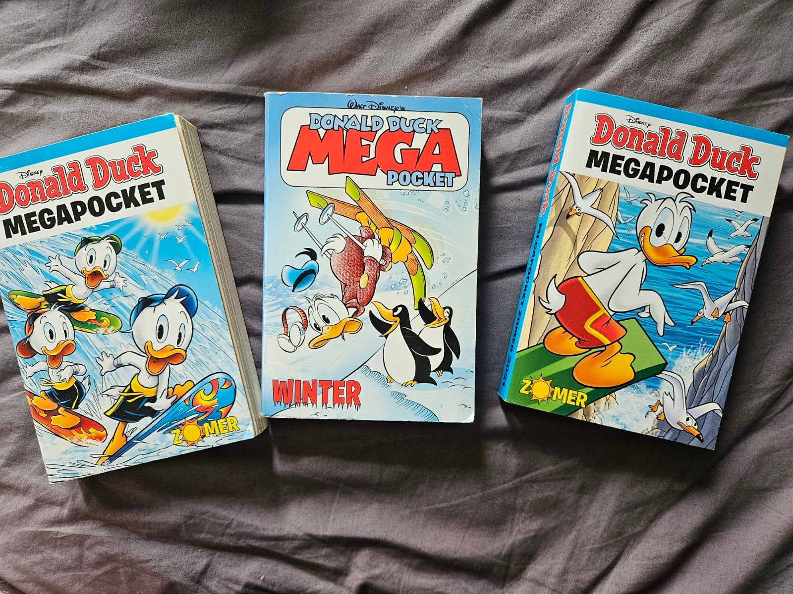Donald Duck Megapocket 3 stuks, winter en zomer, Meerdere stripboeken, Ophalen of Verzenden, Zo goed als nieuw