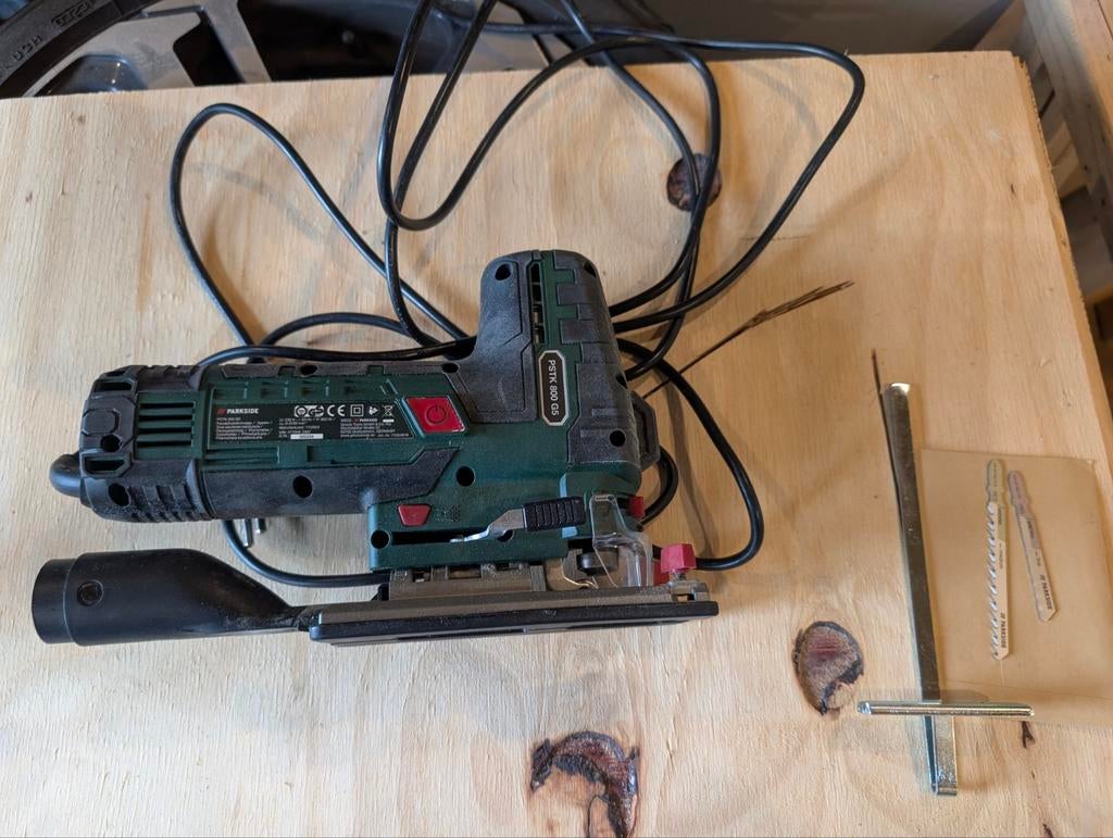 Parkside PSTK 800 G5 Decoupeerzaag - Zo goed als nieuw, Doe-het-zelf en Verbouw, Gereedschap | Zaagmachines, 600 tot 1200 watt
