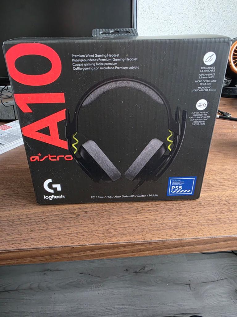 Logitech Astro A10 Gaming Headset - Nieuw in doos, Computers en Software, Headsets, Ophalen of Verzenden