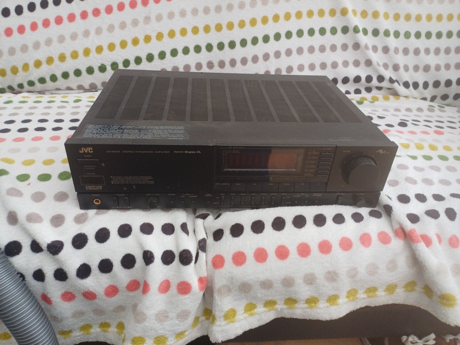JVC AX-R551X Stereo Geïntegreerde Versterker, Audio, Tv en Foto, Ophalen, Gebruikt, JVC, 60 tot 120 watt