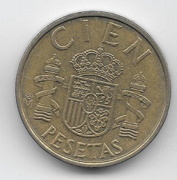 Spanje 100 pesetas 1983 KM# 826, Verzenden, Overige landen, Losse munt