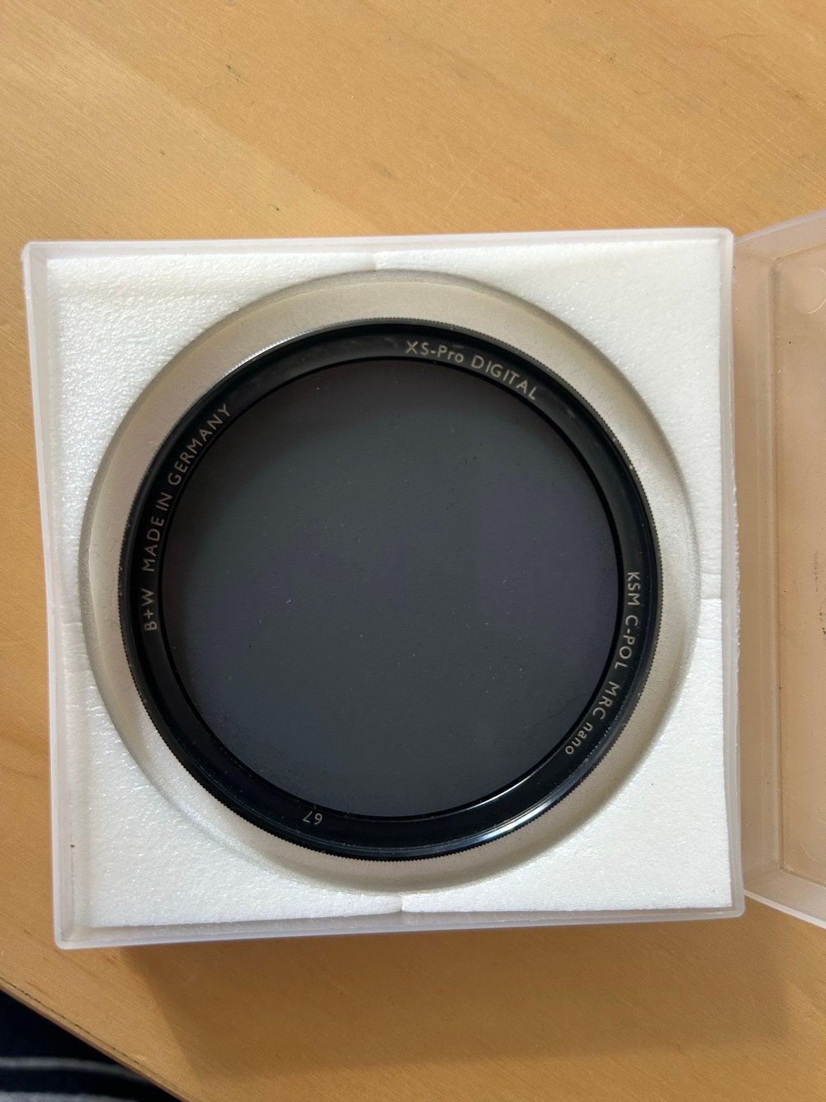 67mm B&W XS-Pro Digital KSM MRC nano Polarisatiefilter 67mm, Polarisatiefilter, 60 tot 70 mm, B+W, Ophalen of Verzenden