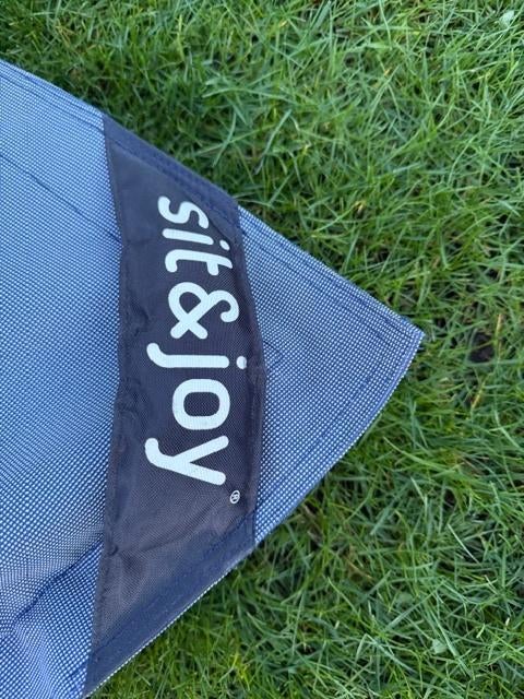 Zitzak Sit & Joy, Huis en Inrichting, Zitzakken, Ophalen, Zo goed als nieuw, Blauw, Zitzak