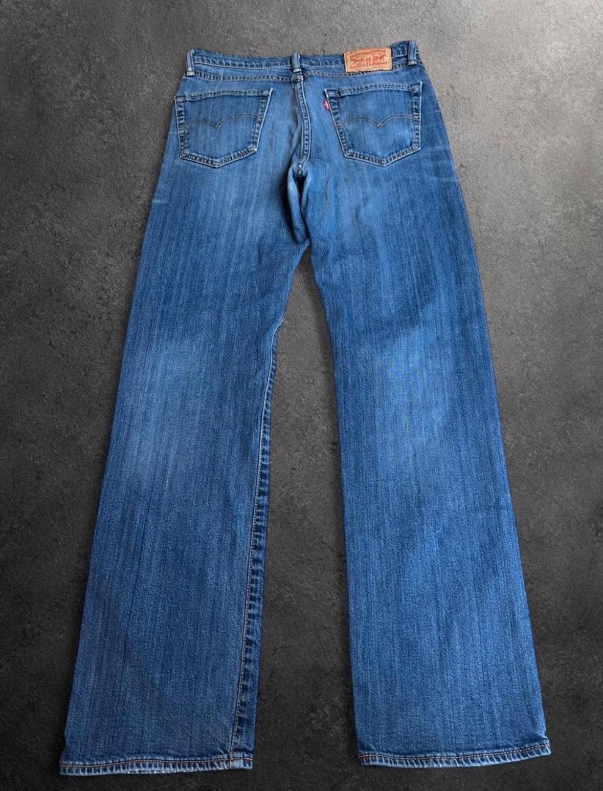 Vintage Levi's 751 Straight Fit Jeans W32 L32 Blauw, Ophalen of Verzenden, Gedragen, Blauw, W32 (confectie 46) of kleiner