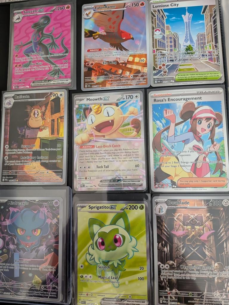 Pokémon Kaarten Collectie - Diverse Zeldzame Kaarten, Ophalen of Verzenden, Zo goed als nieuw, Meerdere kaarten, Foil