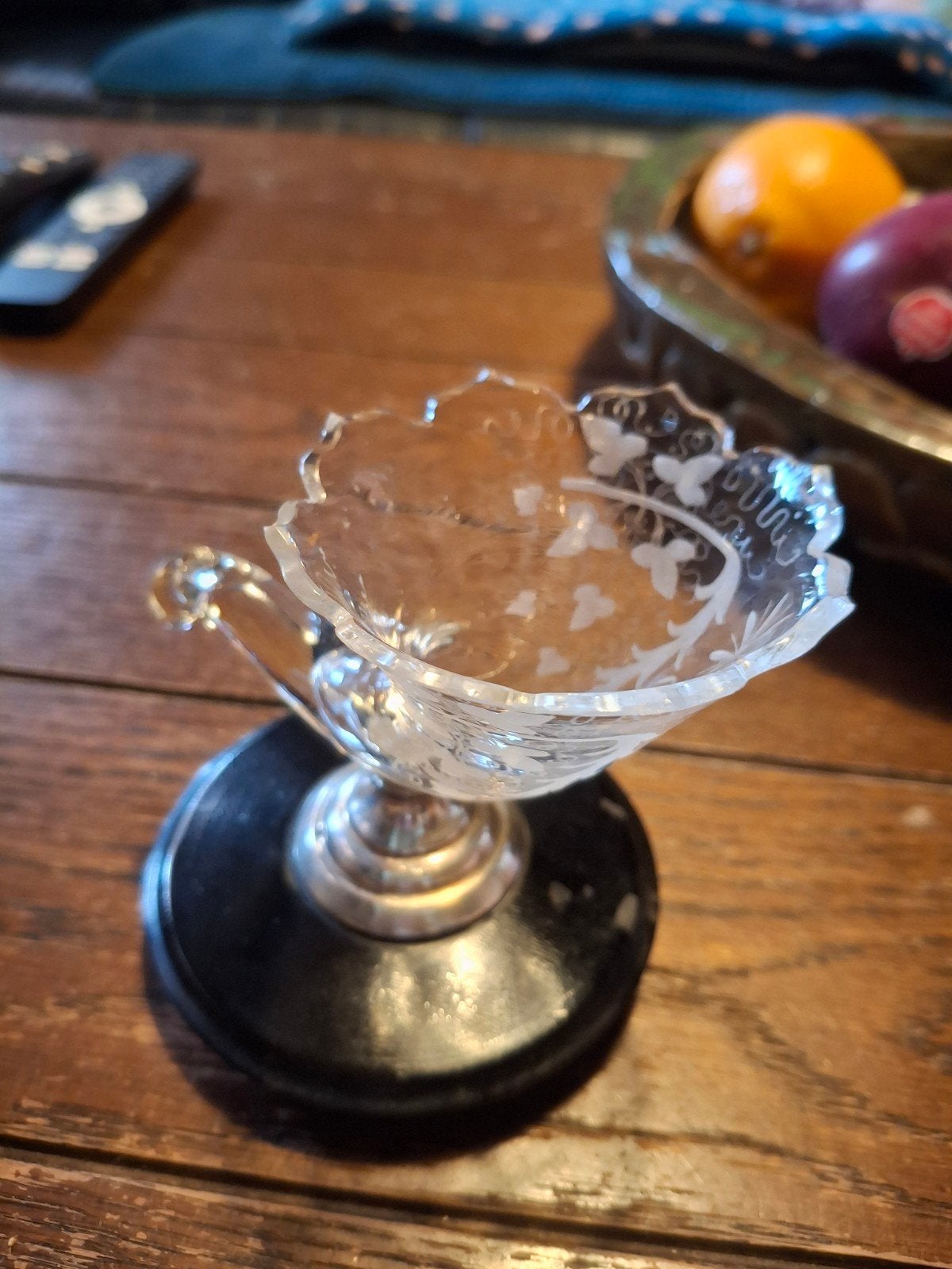 Hoorn des overvloed  met zilver, Ophalen of Verzenden