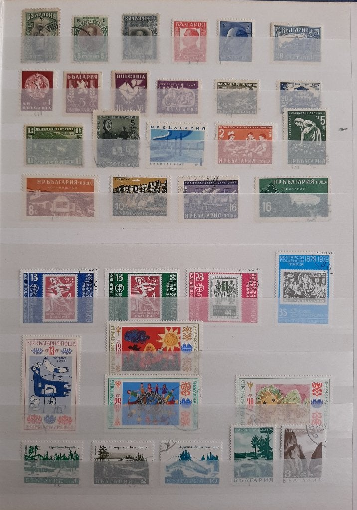 4 Kaarten Klassieke Postzegels Bulgarije Nr. 3 Gestempeld, Ophalen, Bulgarije, Gestempeld