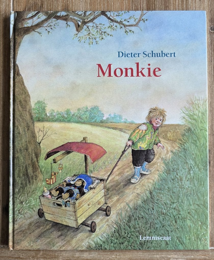 Monkie - Dieter Schubert, Ingrid & Dieter Schubert, Fictie algemeen, Jongen of Meisje, Ophalen of Verzenden