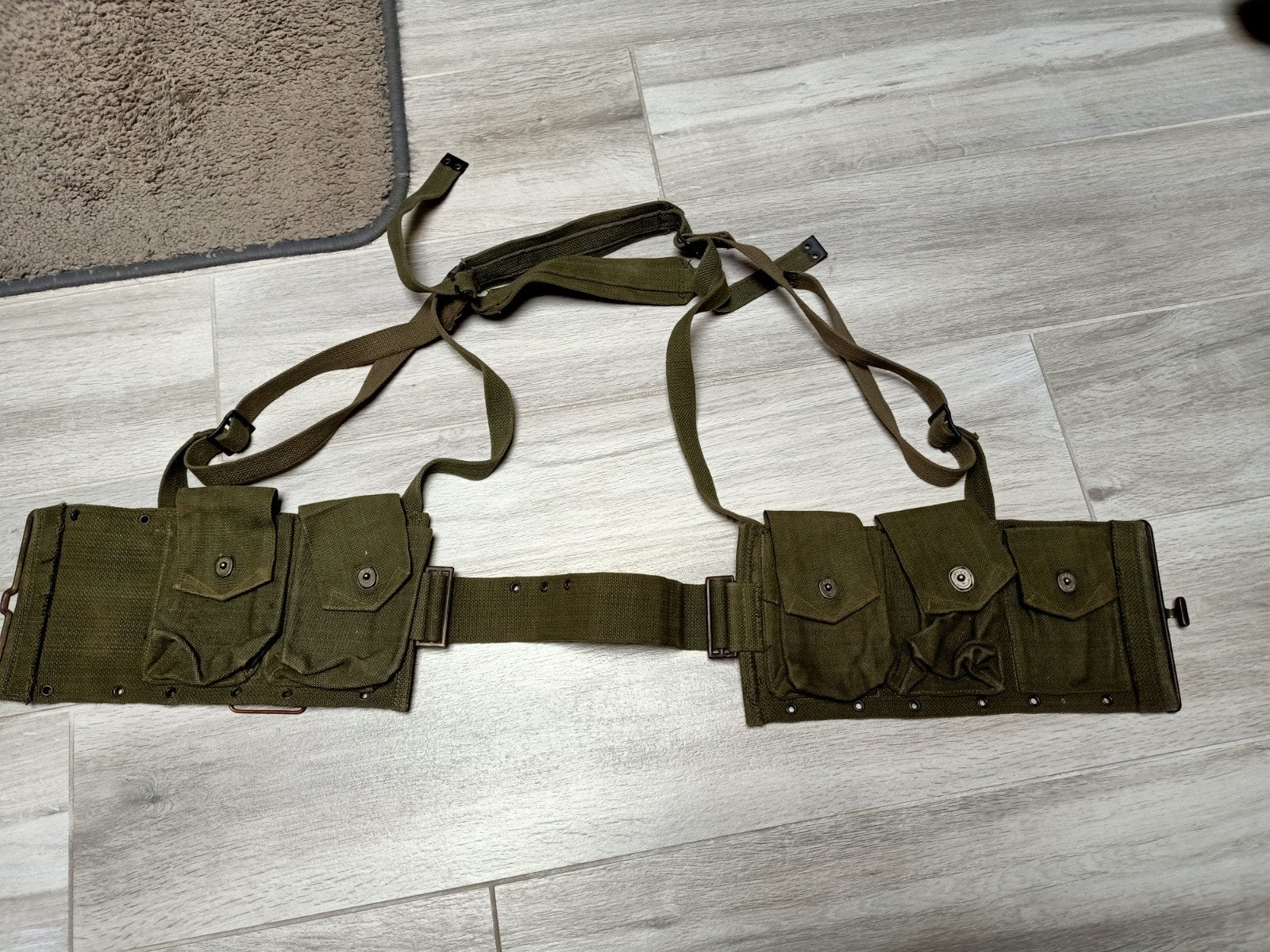 BAR Belt, Legerkoppel, Munitie riem, Legerspullen, Verzamelen, Militaria | Algemeen, Ophalen of Verzenden, Landmacht, Amerika
