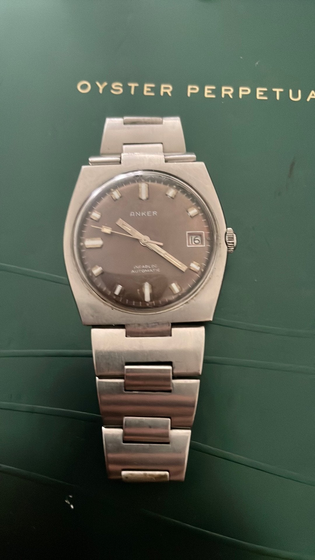 Anker vintage horloge, Ophalen of Verzenden, Staal, Overige merken, 1960 of later