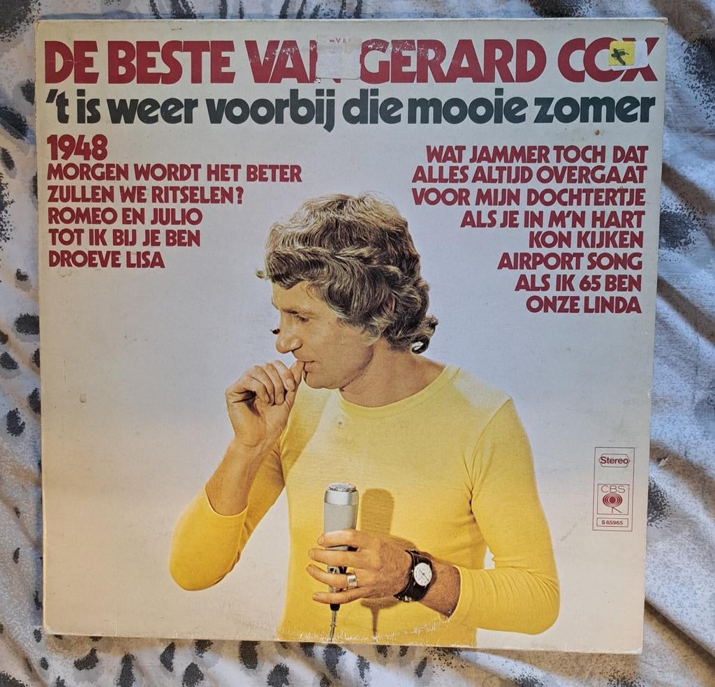 Gerard Cox - De Beste Van Gerard Cox LP (CBS S 65965), Gebruikt, Ophalen of Verzenden, 1970 - 1979, Levenslied of Smartlap