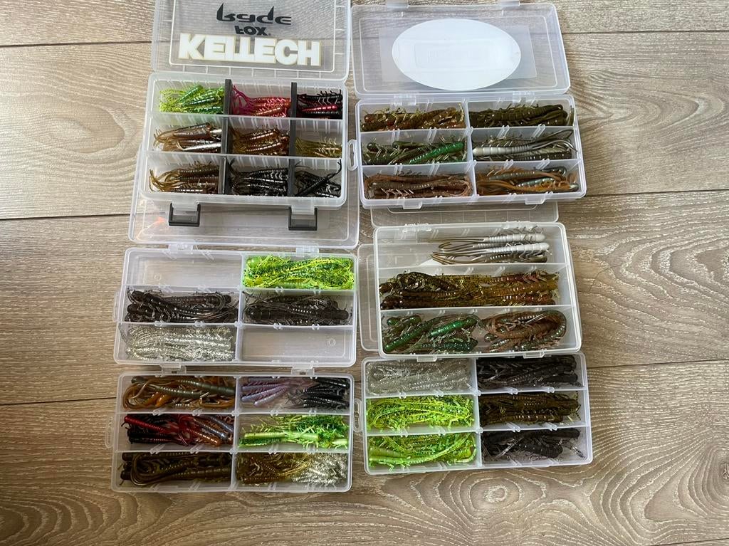 Lunker city hellgies shad 3” en 5”, Ophalen of Verzenden, Zo goed als nieuw, Overige typen
