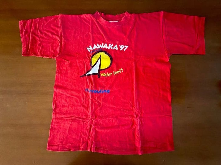 Vintage Nawak '97 Scouting T-shirt - Maat L, Verzenden, Gedragen, Maat 52/54 (L), Rood