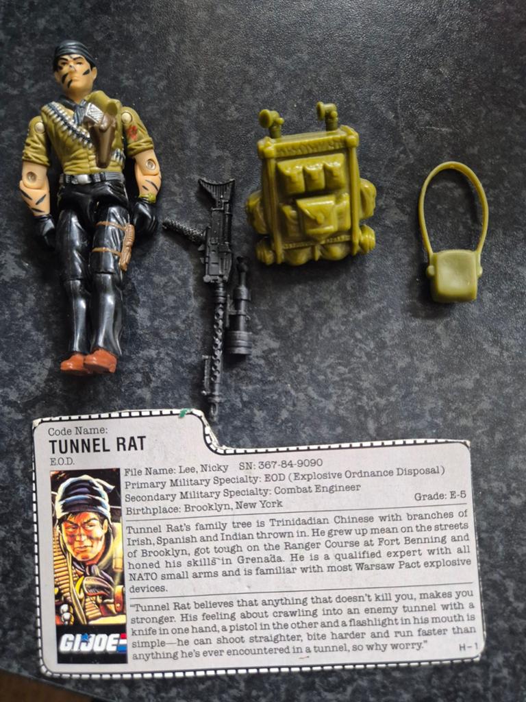 Gi joe tunnelrat jaren 80 90, Verzamelen, Speelgoed, Ophalen of Verzenden, Gebruikt