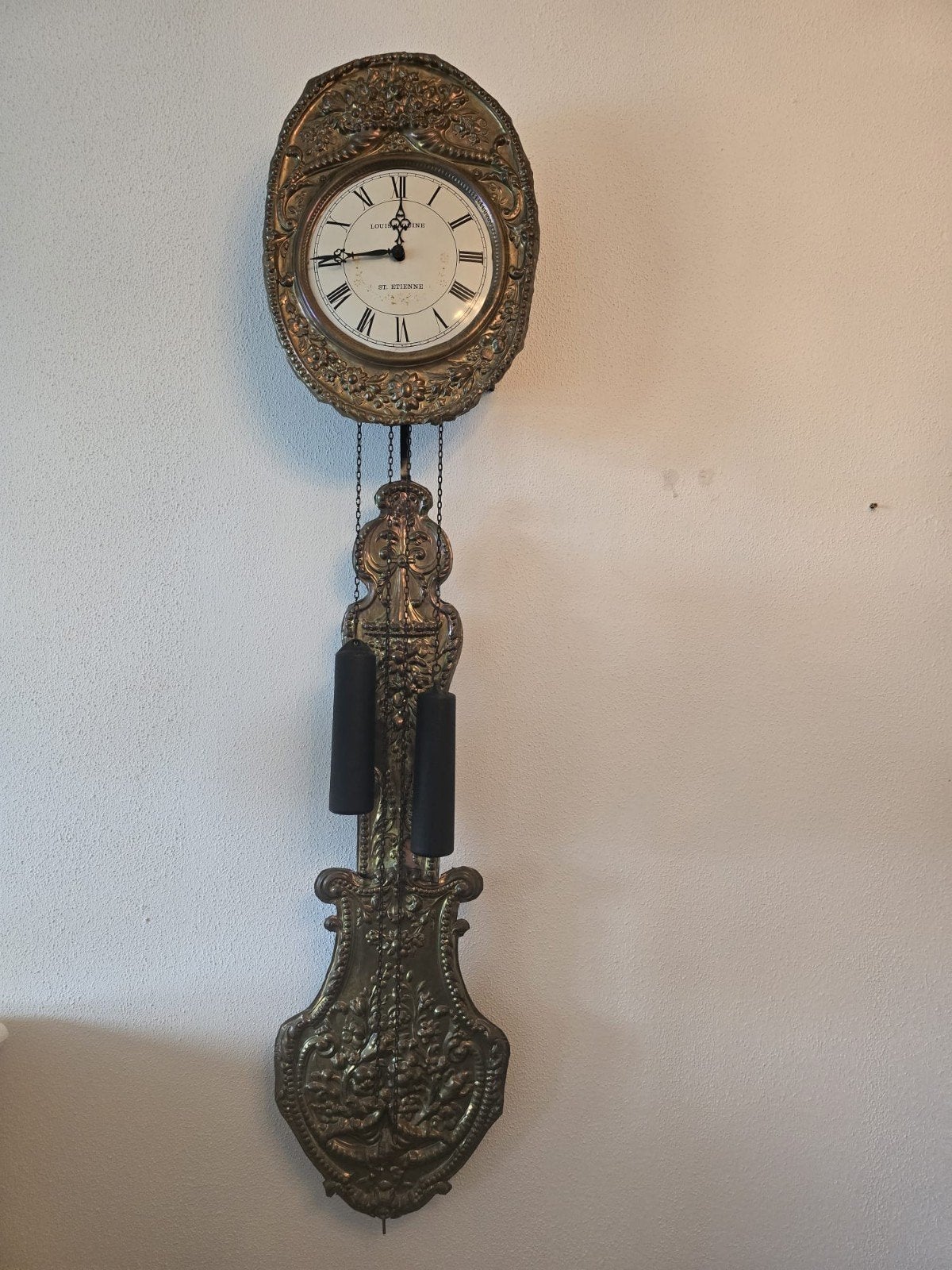 Mooie hangklok, Ophalen