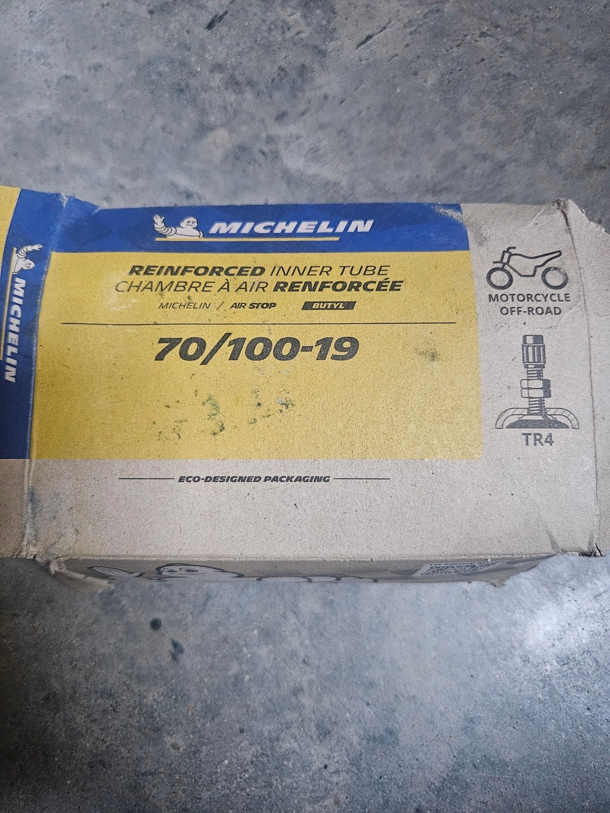 Michelin Reinforced inner tube 70/100-19, Ophalen of Verzenden