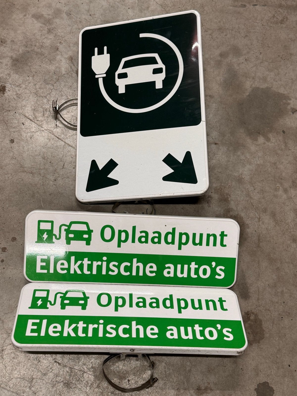 Oplaadpunt borden voor elektrische auto's, Ophalen of Verzenden