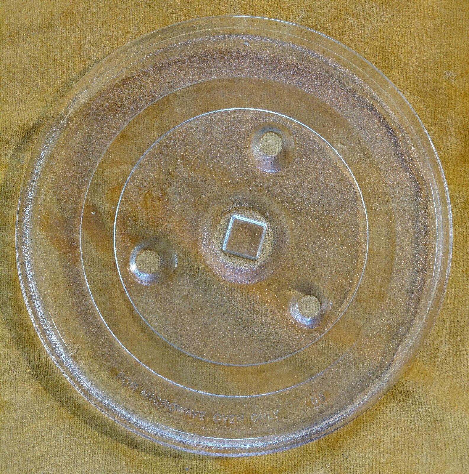 Glazen draaiplateau magnetron 27,5 cm, Witgoed en Apparatuur, Magnetrons, Gebruikt, Draaiplateau, Ophalen of Verzenden