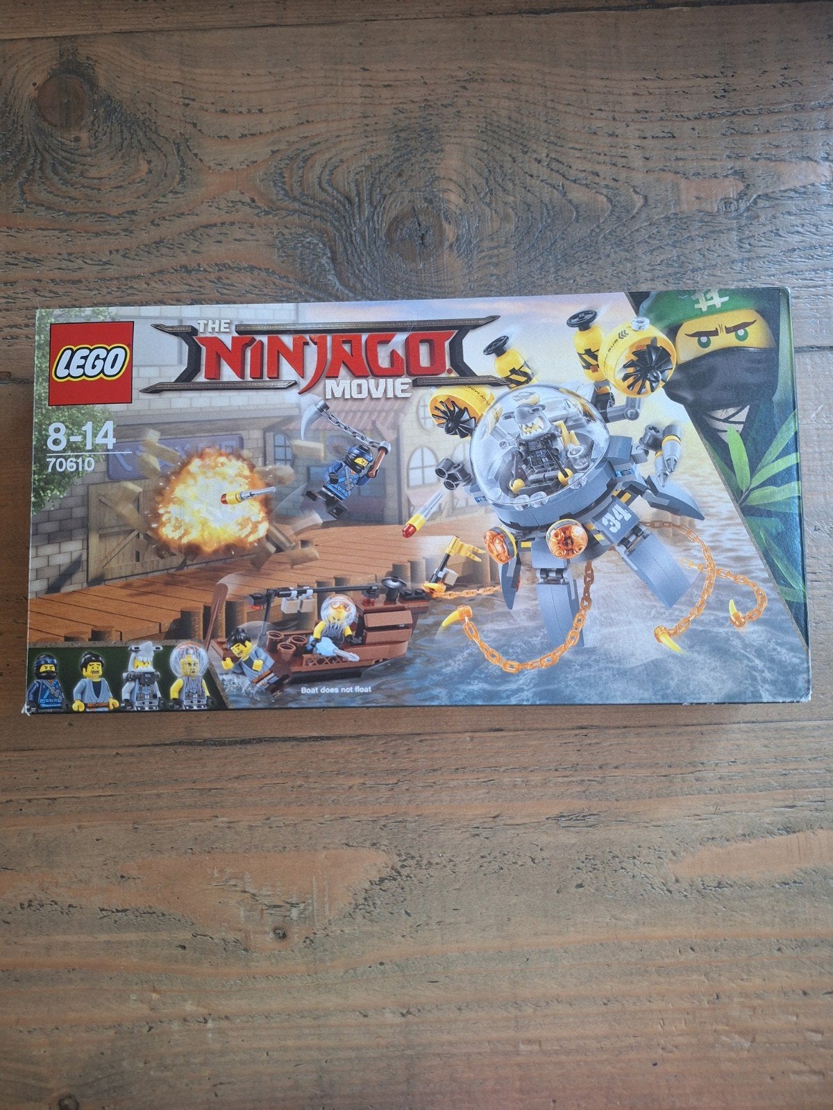 Lego Ninjago Movie 70610 Vliegende Kwallen Sub, Compleet, Gebruikt, Lego, Ophalen of Verzenden