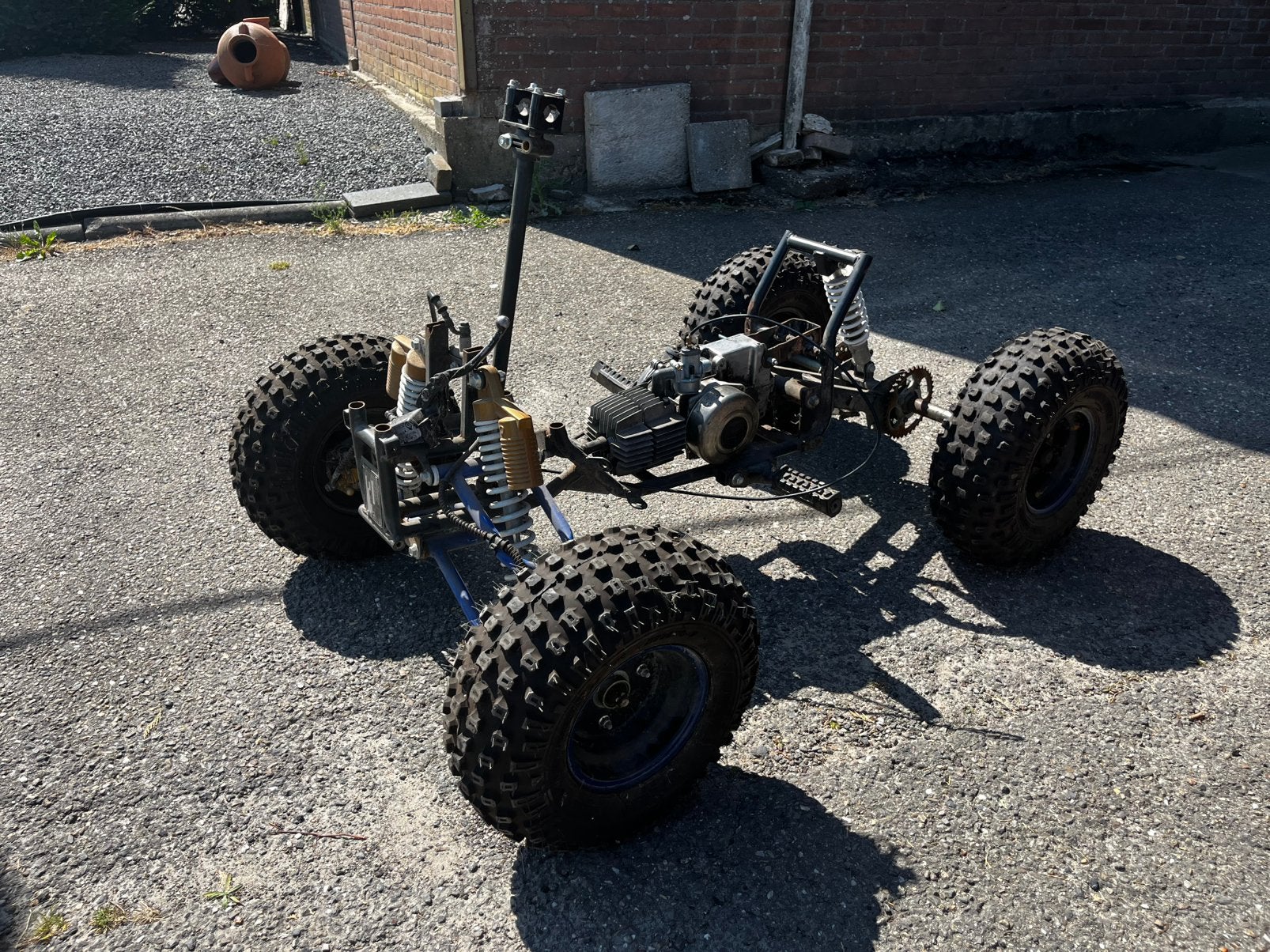 Project met puch blok, Ophalen, Gebruikt, Auto offroad
