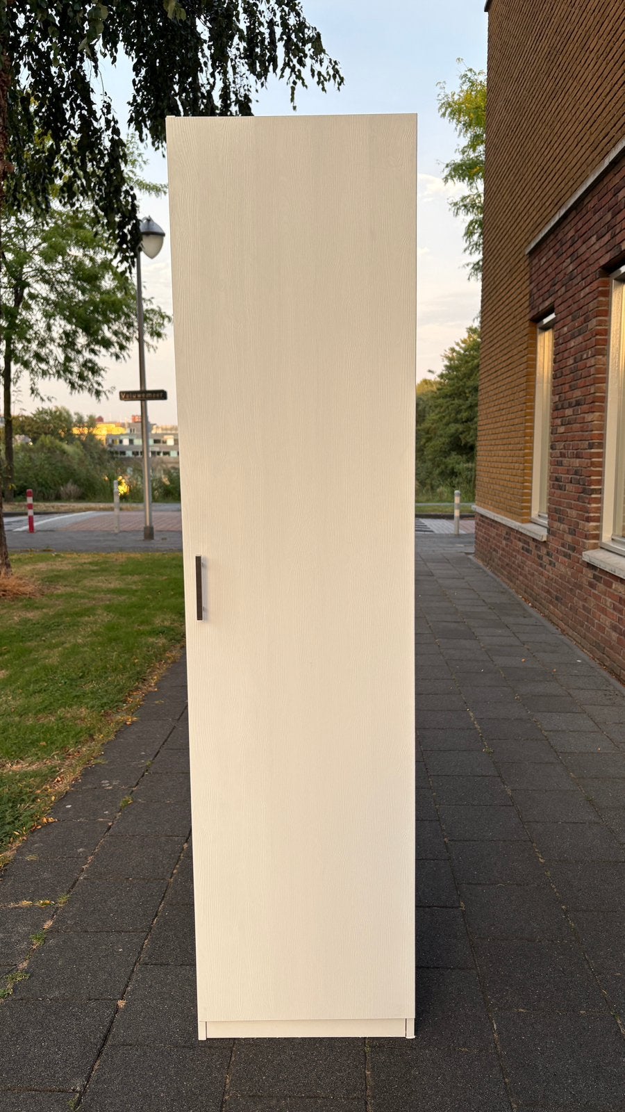 IKEA PAX kast – wit – 201 x 50 x 35 cm, Huis en Inrichting, Kasten | Kledingkasten, Ophalen, Met deur(en), 200 cm of meer, 50 tot 100 cm