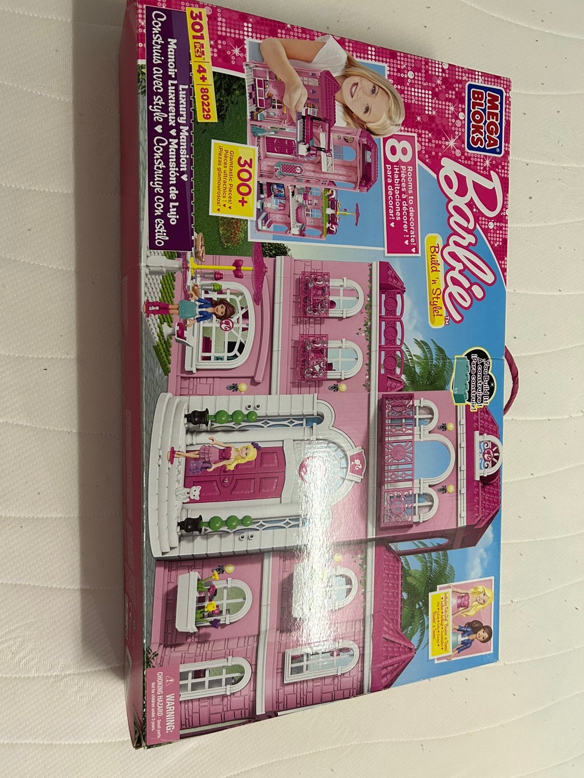 Mega Bloks Barbie Luxe Landhuis Bouwset (80229), Ophalen, Zo goed als nieuw, Megabloks