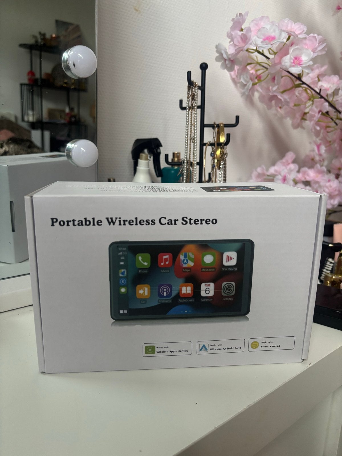 Draagbare draadloze autoradio met Apple CarPlay/Android Auto, Ophalen of Verzenden, Nieuw