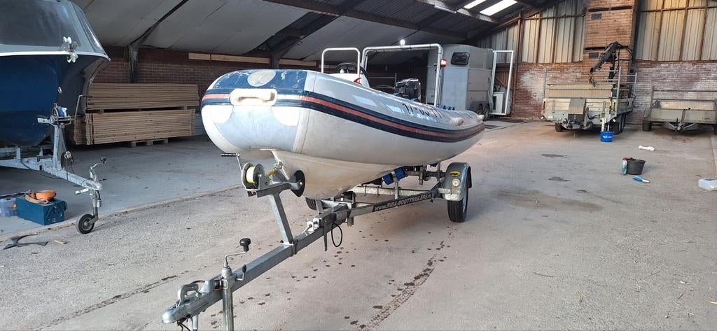 YAM 430R rib boot, Ophalen, Aluminium, Yam, Benzine